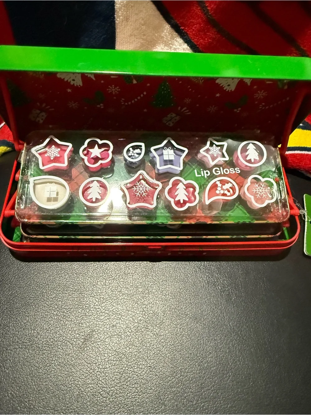 Lip Smacker Kids Holiday Tin - Red & Green